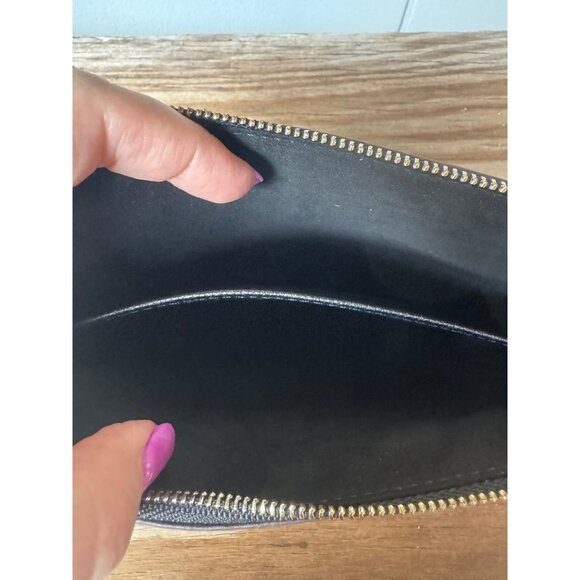 Louis Vuitton Black Melanie MM Monogram Empreinte Leather Pochette Wristlet - Picture 6 of 10